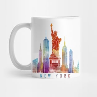 NYC Skyline Watercolor Mug